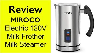 Review Miroco Milk Frother  How to make froth milk at home [upl. by Worra]