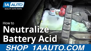 How To Neutralize amp Clean Battery Acid Corrosion [upl. by Cirad]