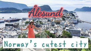 One day in Ålesund Norways cutest city  What to see during the city walk [upl. by Ludlew558]