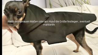 Hundemantel Dogcoat Tutorial selbernähen [upl. by Eveineg]