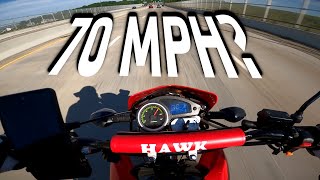 Amazon 2022 Hawk 250 Top Speed Run Fully Modded [upl. by Ynahpit334]