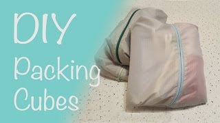 DIY Packing Cubes  10 minute Box Bag Tutorial [upl. by Yaron432]