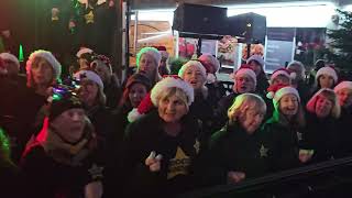 WHAT CHRISTMAS MEANS TO ME Rock Choir at Birkdale Lights Switch On 1st December 2024 [upl. by Yelmene]