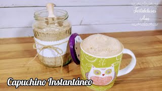 Cómo hacer CAPUCHINO INSTANTÁNEO Fácil y Espumoso [upl. by Ylrehs]