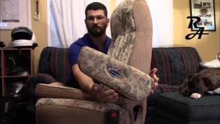 Flexsteel Captains Chair Arm Rest Removal [upl. by Kinson160]