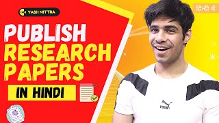 How to write and publish a research paper StepbyStep Start to End Instructions Hindi [upl. by Balf]