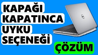 Laptop kapağını kapatınca uyku moduna geçmesin [upl. by Richlad]