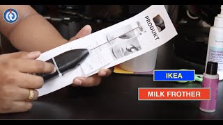 IKEA MILK FROTHER Review amp Battery Installation [upl. by Ibbob53]