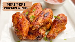 The Best Crispy Chicken Wings Recipe  Peri Peri Chicken Nandos  Foodaholic [upl. by Atteuqcaj]