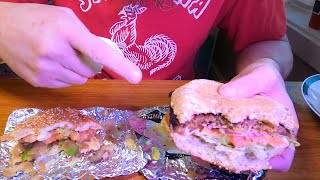 FatBurger VS FIVE GUYS VegiBurger REVIEW [upl. by Shirk]