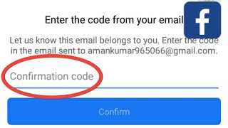 Facebook Confirmation Code Problem  How To Fix Facebook Confirmation Code [upl. by Leilah31]