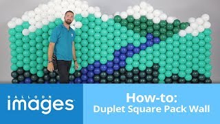 Howto Duplet Square Pack Wall [upl. by Acceb]