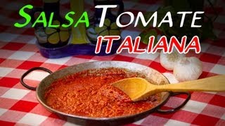 Receta de la Autentica Salsa de Tomate Italiana [upl. by Titania798]