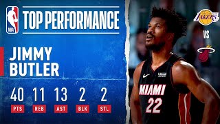 Jimmy Butlers MONSTER 40PT TripleDouble in Game 3 🔥  NBAFinals [upl. by Bull]