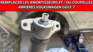 Remplacer les amortisseurs et  ou coupelles arrières Volkswagen Golf 7 [upl. by Everson507]