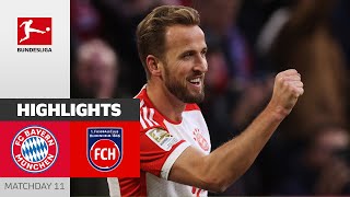 FC Bayern München  1 FC Heidenheim 42  Highlights  Matchday 11 – Bundesliga 202324 [upl. by Gnous281]