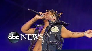 Sudden death of Juice WRLD at Chicago airport  ABC News [upl. by Yeldnarb]