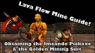 RS3 2021 Lava Flow Mine Guide  How to Get the Imcando Pickaxe amp Golden Mining Suit the Fastest Way [upl. by Jc58]