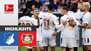 Back on the road to success  TSG Hoffenheim  Bayer 04 Leverkusen 14  Highlights  Matchday 3 [upl. by Oidivo]