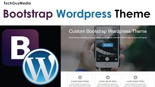 Wordpress Theme With Bootstrap 2  Header amp Footer [upl. by Aryk]