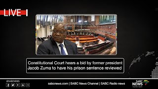 Former President Jacob Zuma ConCourt sentence review [upl. by Nosreip10]