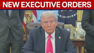 President Trump signs new executive orders [upl. by Joan]