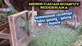 Mesin Cacah Rumput Sederhana [upl. by Allianora783]