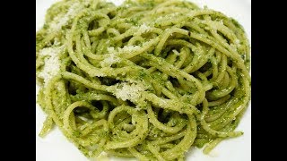 Cómo hacer ESPAGUETI VERDE  receta fácil y deliciosa [upl. by Innis]