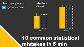 Ten Statistical Mistakes in 5 Min [upl. by Cormack]