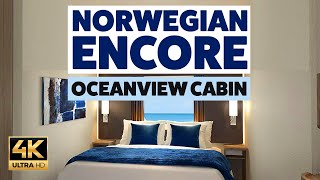 Norwegian Encore Oceanview Cabins Tour [upl. by Yrehcaz699]