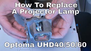 How To Replace a Optoma Projector Lamp [upl. by Isak911]