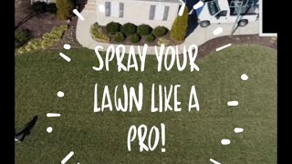 How To Spray A Lawn Like A PRO [upl. by Marela]