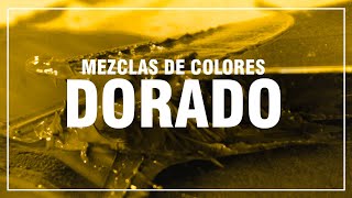 COMO HACER EL COLOR DORADO 🥇 Mezclas de Colores Paso a Paso [upl. by Nocaed]