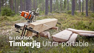 Big Mill System  Timberjig  Handheld sawmill  LOGOSOL [upl. by Daveta]