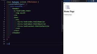 Templating Headers and Footers with Custom HTML Elements [upl. by Einahteb440]