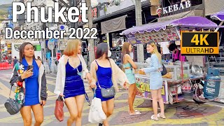 PATONG BEACH Phuket December 2022  Bangla Road  Phuket Thailand 2022  4K Walking Tour [upl. by Anerak]