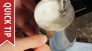 How to AutoFroth Milk for Lattes [upl. by Afra]