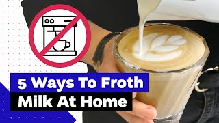 How To Froth Milk At Home Best Milk Frothers Review [upl. by Xuaegram889]