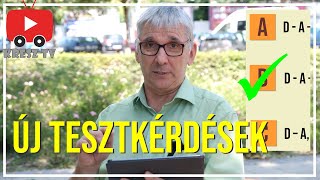 Új kérdések a KRESZvizsgán [upl. by Valery]