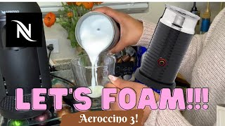 How To Foam Milk With Aeroccino 3 Make Coffee With Foam Tips amp Tricks  Easy Foamed Latte Recipe [upl. by Nikolaos]