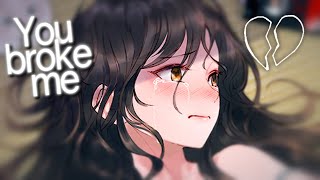 Nightcore  You Broke Me First Lyrics [upl. by Kella]