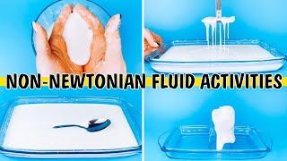 Nonnewtonian fluid experiment  Cool and safe activities to do at home [upl. by Fowle703]