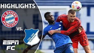 Hoffenheim vs Bayern Munich  Bundesliga Highlights  ESPN FC [upl. by Linnea]