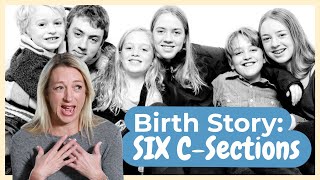 BIRTH STORY Julie Coles Six CSections recovery advice what to expect [upl. by Konstanze578]