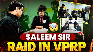 Saleem Sir Raid in VPRP 🤯  Surprise Visit at Vidyapeeth Residential Program [upl. by Inaluahek11]