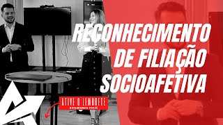 DIREITO DE FAMÍLIA Reconhecimento de filiação socioafetiva [upl. by Rtoip]