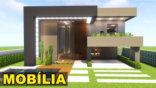 Minecraft Tutorial  Mobília da Casa Moderna Manyacraft [upl. by Eremaj]