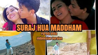 SURAJ HUA MADDHAM  Parodi India Vina Fan Version Recreate  K3G  Shah Rukh Khan Kajol [upl. by Attiuqahs698]