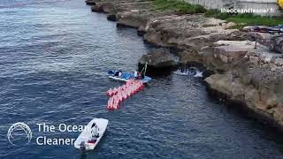 The Ocean Cleaner  Republica Dominicana  Sargassum Barrier [upl. by Ajnat716]