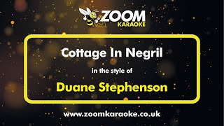 Duane Stephenson  Cottage In Negril  Karaoke Version from Zoom Karaoke [upl. by Akcimehs502]